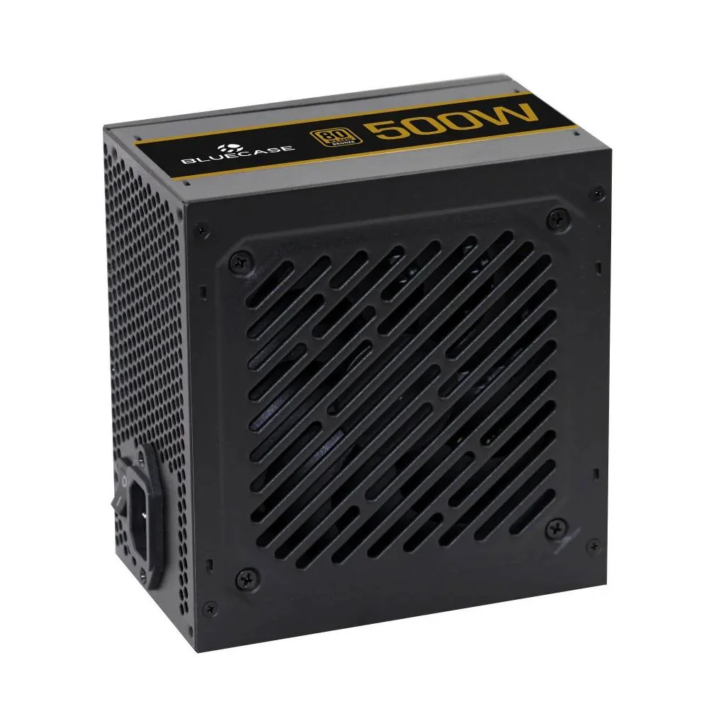 Imagem 5 de 5 do produto Fonte De Alimentação Bluecase Atx Ps/2 500w 80 Plus Bronze Pfc Ativo C/cabo - Blu500r-bbx