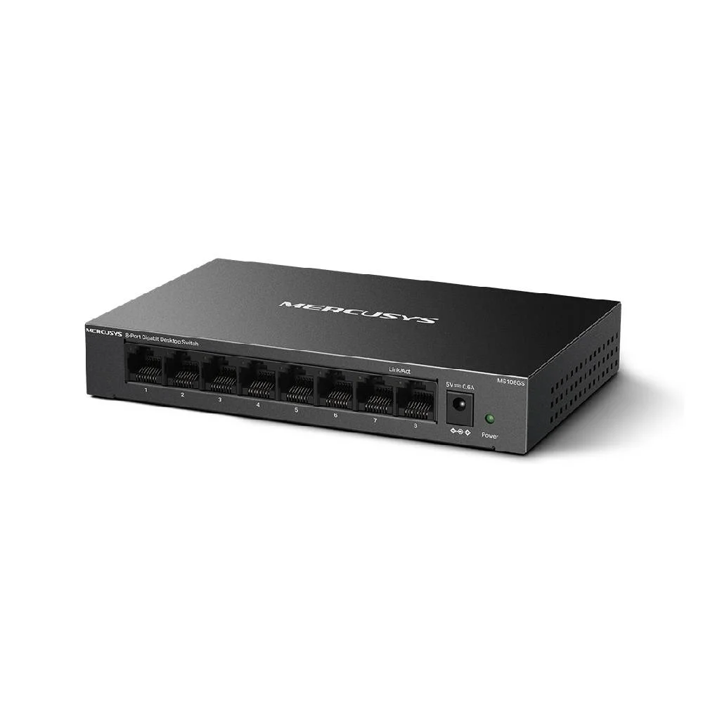 Imagem 4 de 4 do produto Switch Mercusys Ms108gs 8 Portas Gigabit 10/100/1000mbps Case Metal