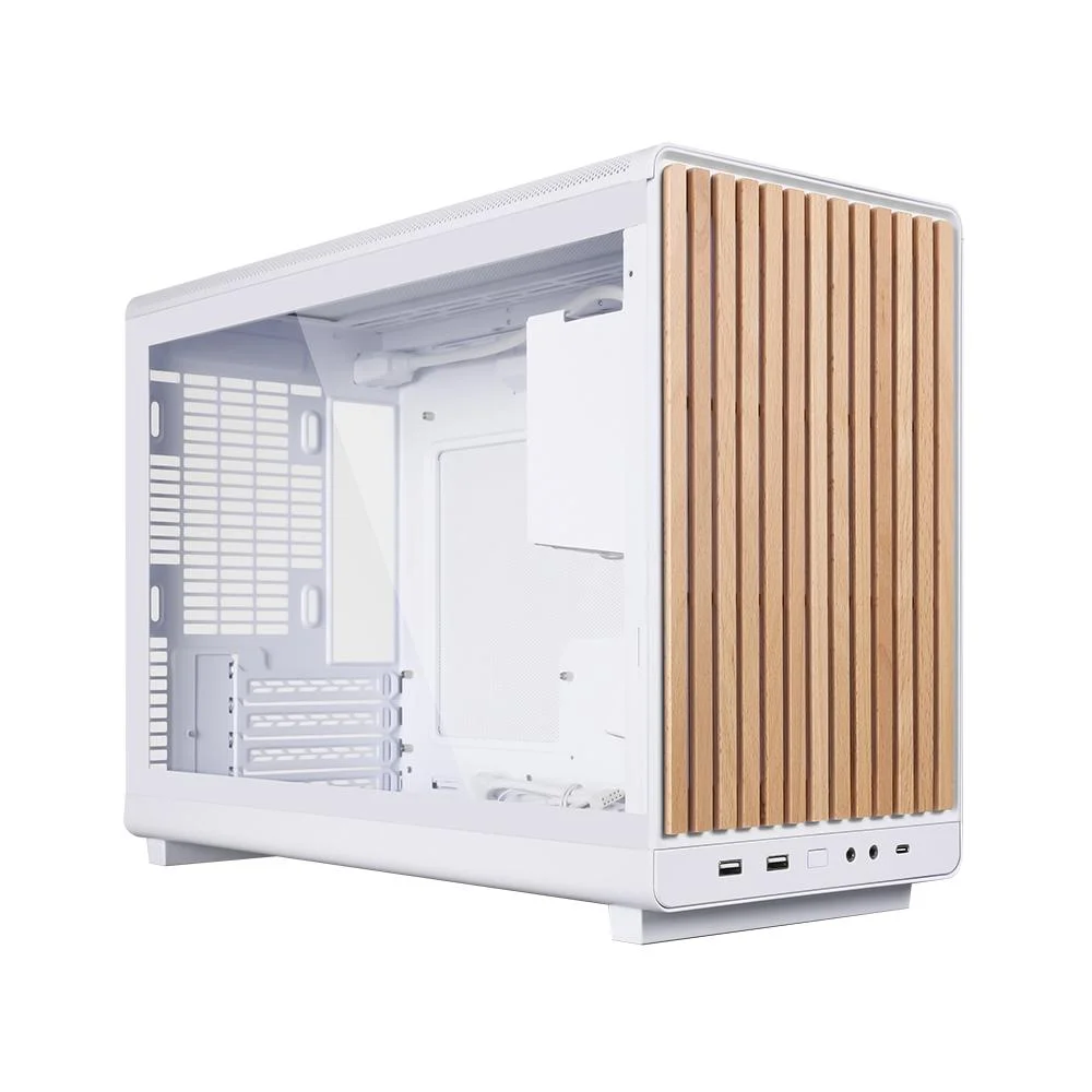 Imagem 5 de 5 do produto Gabinete Lian Li A3 Micro Atx Wood Edition Lateral Vidro Branco