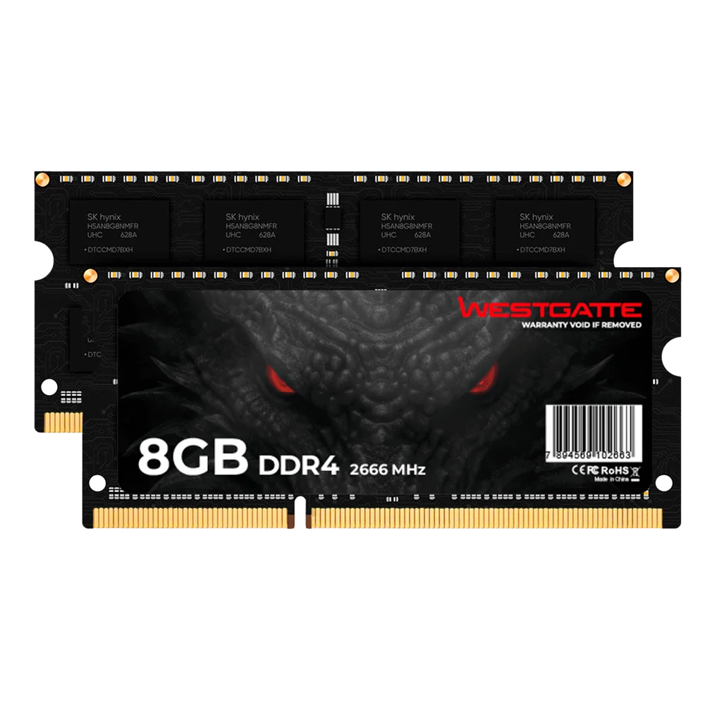 Memória Ram Ddr4 8GB 2666mhz Westgatte Notebookmemória Ram Ddr4 8GB 2666mhz Westgatte Notebook