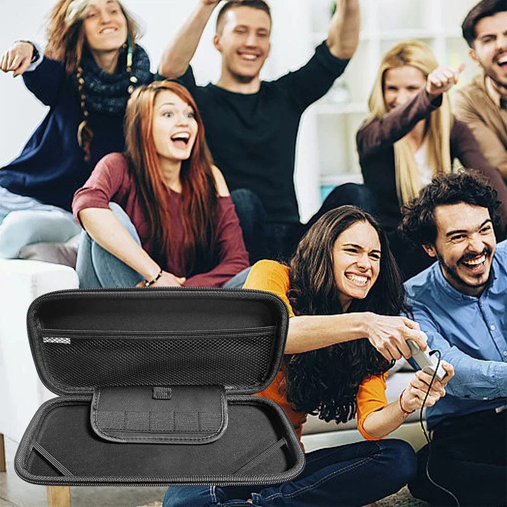 Imagem 3 de 5 do produto Kit Case Nintendo Switch 2 Prata + Película Vidro + 4 Grips