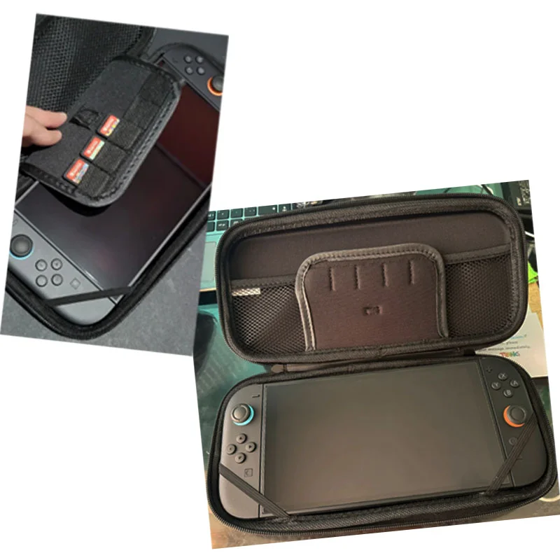 Imagem 5 de 5 do produto Kit Case Nintendo Switch 2 Prata + Película Vidro + 4 Grips