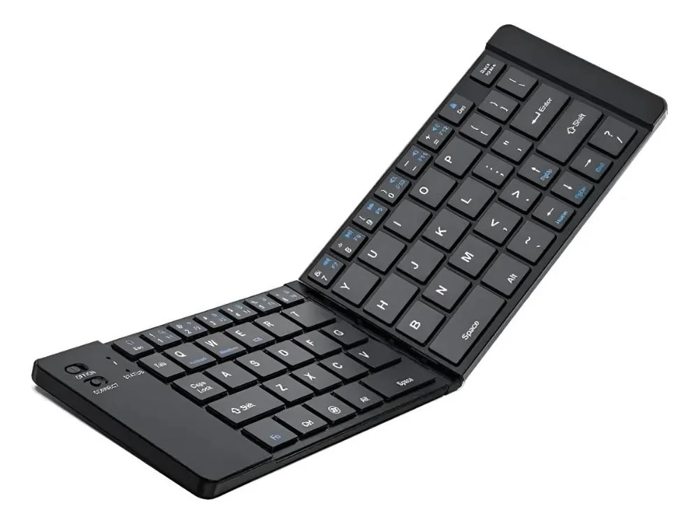 Imagem 3 de 4 do produto Mini Teclado Dobrável De Bolso Para Celular Tablet E Notebook  Com Ç