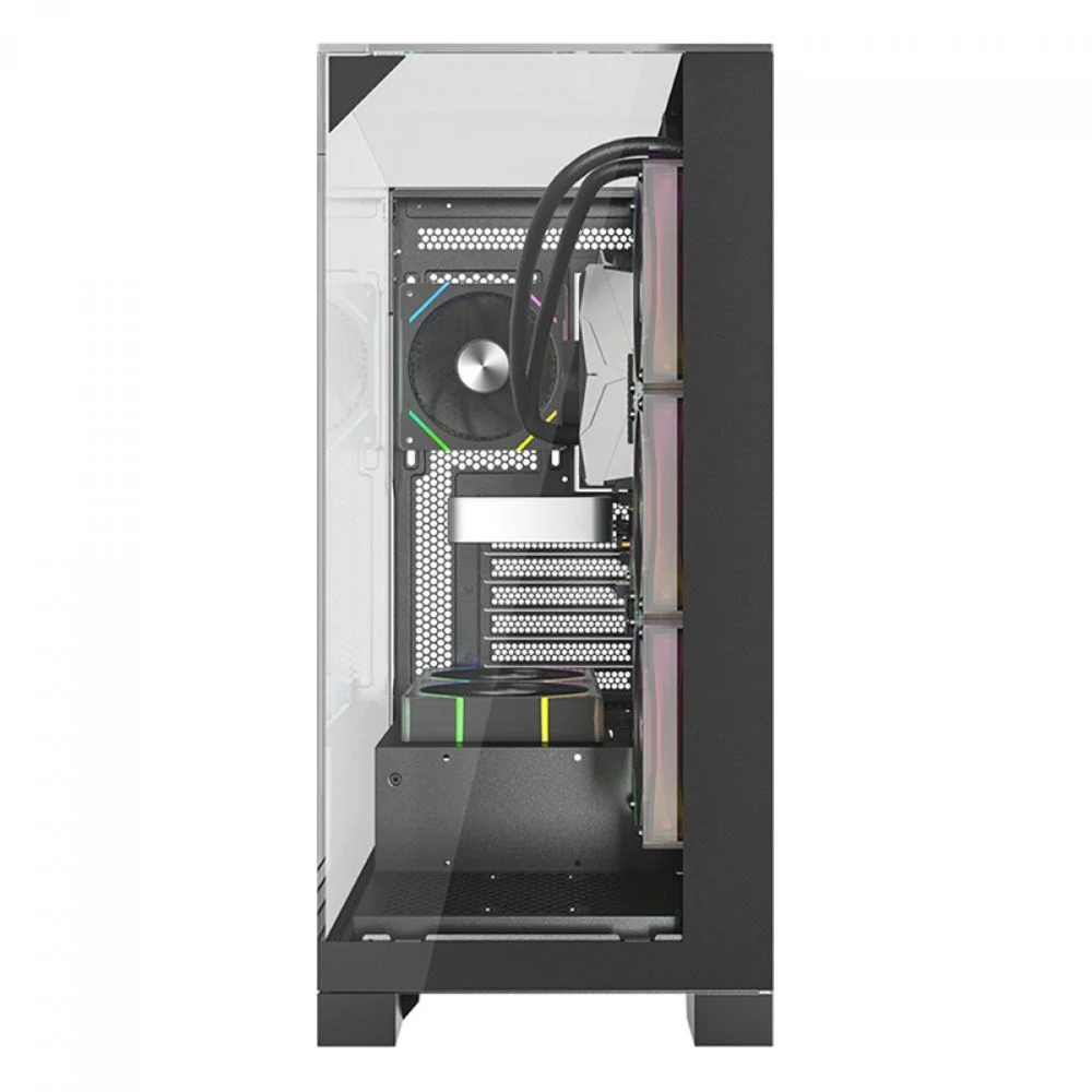 Gabinete Gamer Mid Tower Sem Fan Sem Fonte Liketec Empire Dark Lc-at-empire-2091