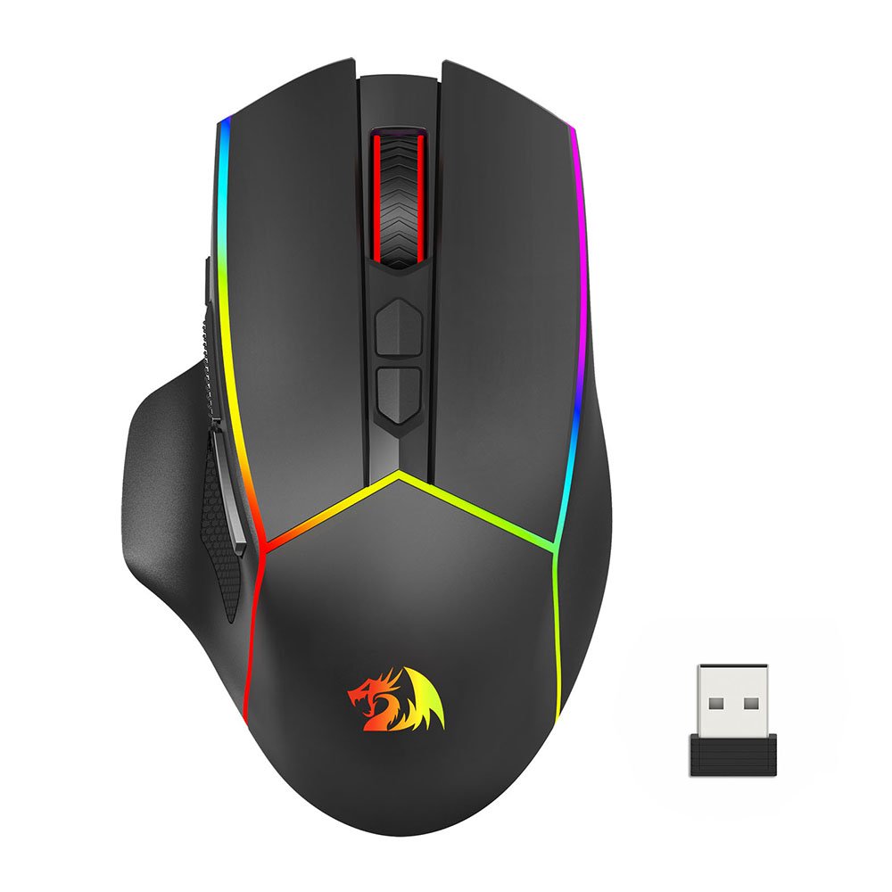 Mouse Gamer Sem Fio Redragon Axe Pro RGB M814RGB-pro Preto
