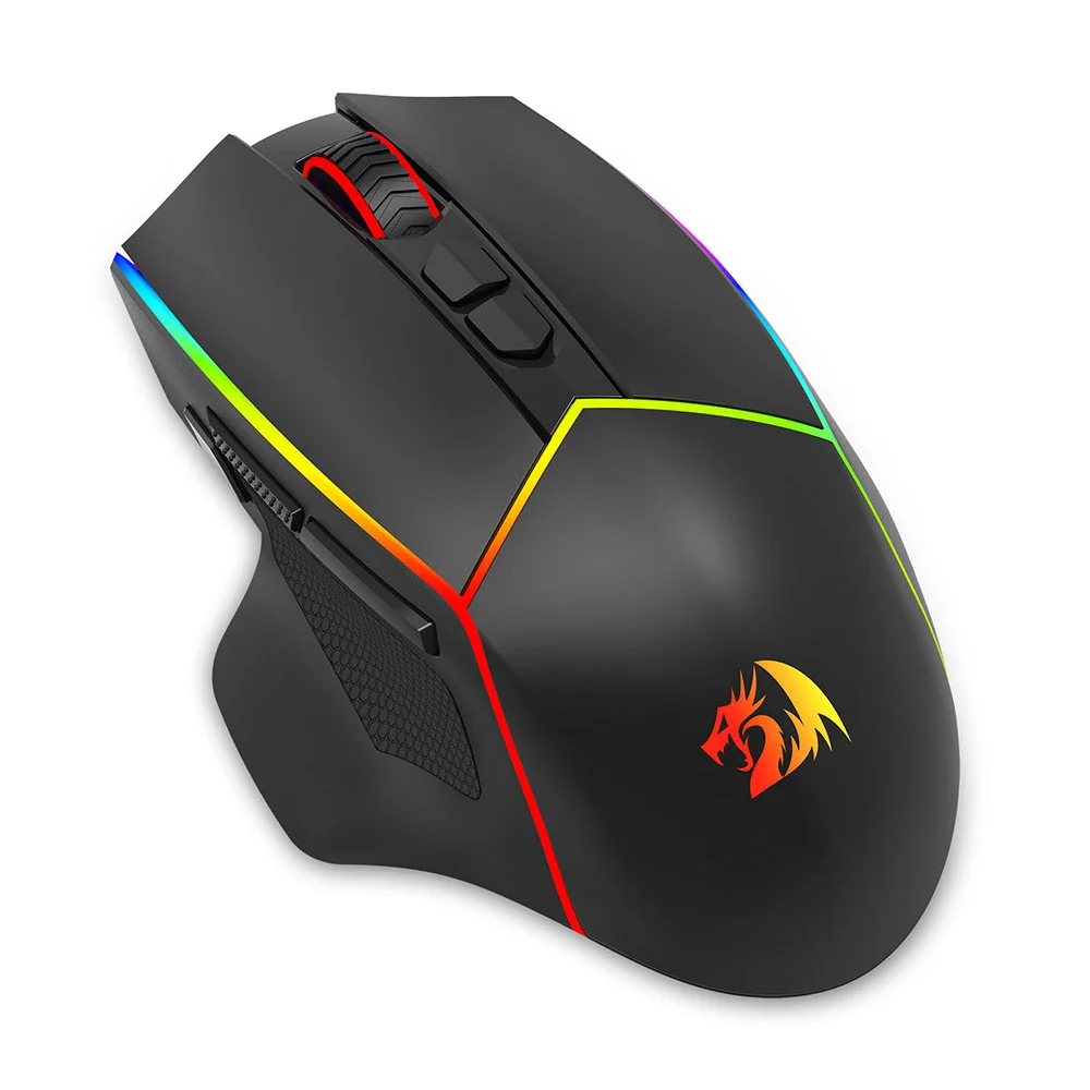 Imagem 5 de 5 do produto Mouse Gamer Sem Fio Redragon Axe Pro RGB M814RGB-pro Preto
