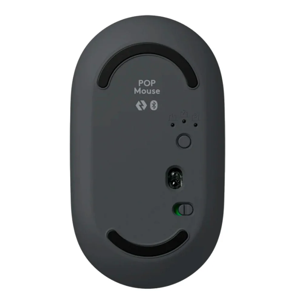 Imagem 5 de 5 do produto Kit Teclado E Mouse Logitech Pop Icon Cinza E Verde Sem Fio - 920-013056