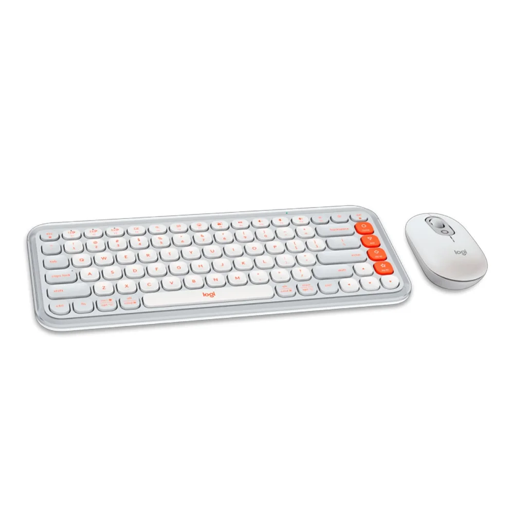 Imagem 2 de 5 do produto Kit Teclado E Mouse Logitech Pop Icon Sem Fio - 920-013057