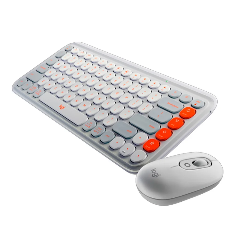 Imagem 5 de 5 do produto Kit Teclado E Mouse Logitech Pop Icon Sem Fio - 920-013057