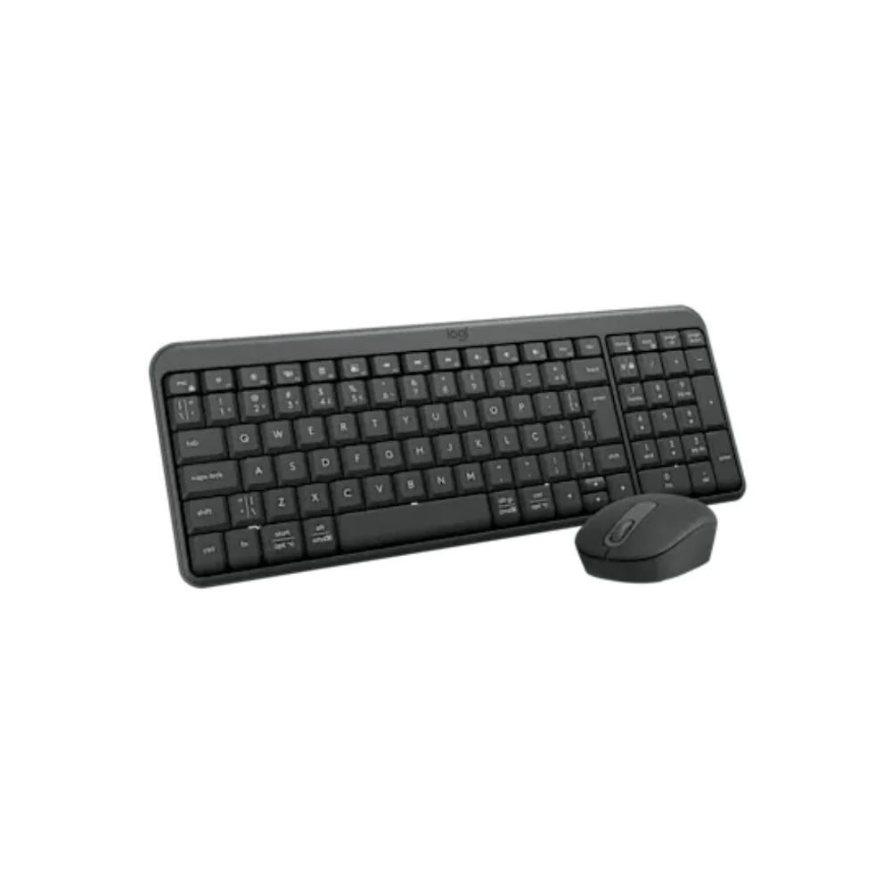 Imagem 4 de 5 do produto Kit Teclado e Mouse Logitech MK250 Bluetooth Grafite - 920-013516