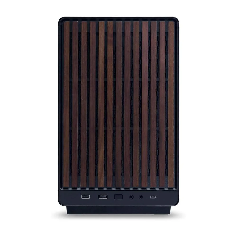 Imagem 3 de 5 do produto Gabinete Lian Li A3 Micro Atx Wood Edition Lateral Vidro Preto