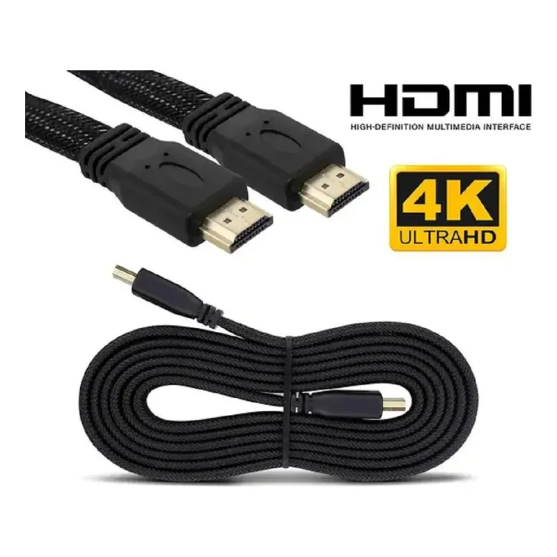 Imagem 2 de 5 do produto Cabo HDMI 2 Metros 4k 3d Conector Blindado Full Hd