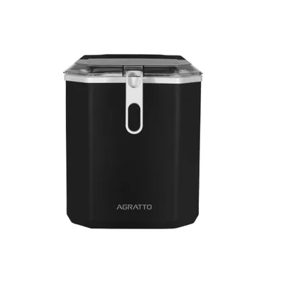 Máquina De Gelo Preta 12kg 100w Eco Friendly Agratto - 220v