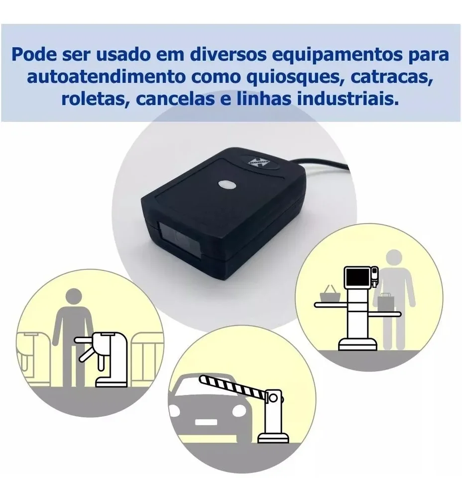 Imagem 2 de 3 do produto Módulo Leitor De Código De Barras E Qr Code Nc-30 (oem) Nonus