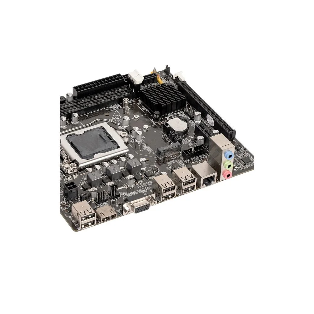 Placa Mae Get H61, LGA  1155, Ddr3, HDMI, Vga, M.2 Sata E Nvme, Usb 2.0, Rede 10/100/1000 Mbps 6