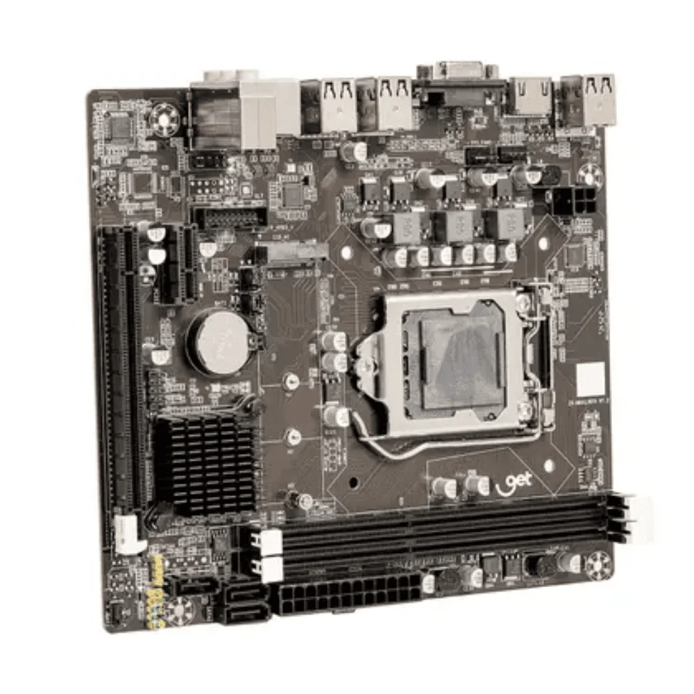 Placa Mae Get H61, LGA  1155, Ddr3, HDMI, Vga, M.2 Sata E Nvme, Usb 2.0, Rede 10/100/1000 Mbps 7