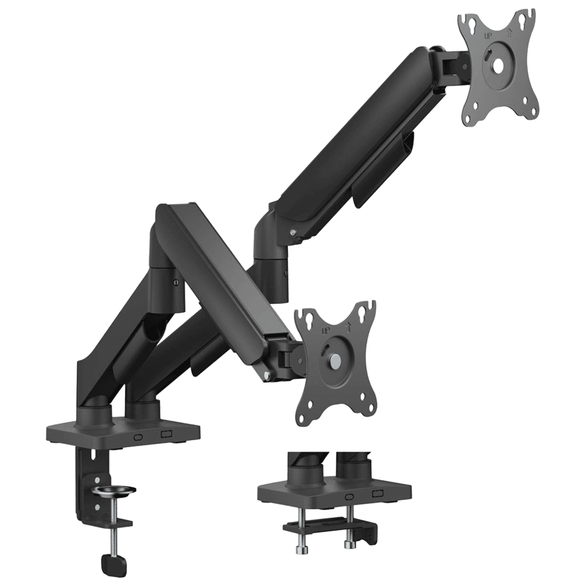 Suporte Articulado Para 2 Monitores Assistido Mola De 17" - 32" PCyes