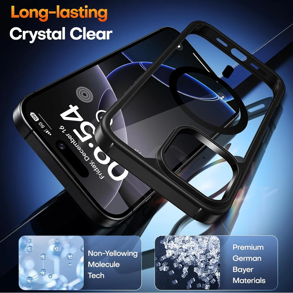 Imagem 2 de 5 do produto Capa Tauri Iphone 16 Pro Max 6.9 Magnética Proteção 360