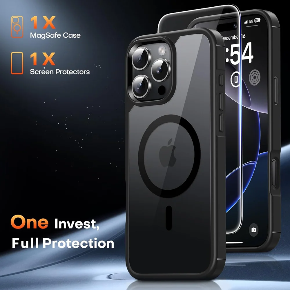 Imagem 4 de 5 do produto Capa Tauri Iphone 16 Pro Max 6.9 Magnética Proteção 360