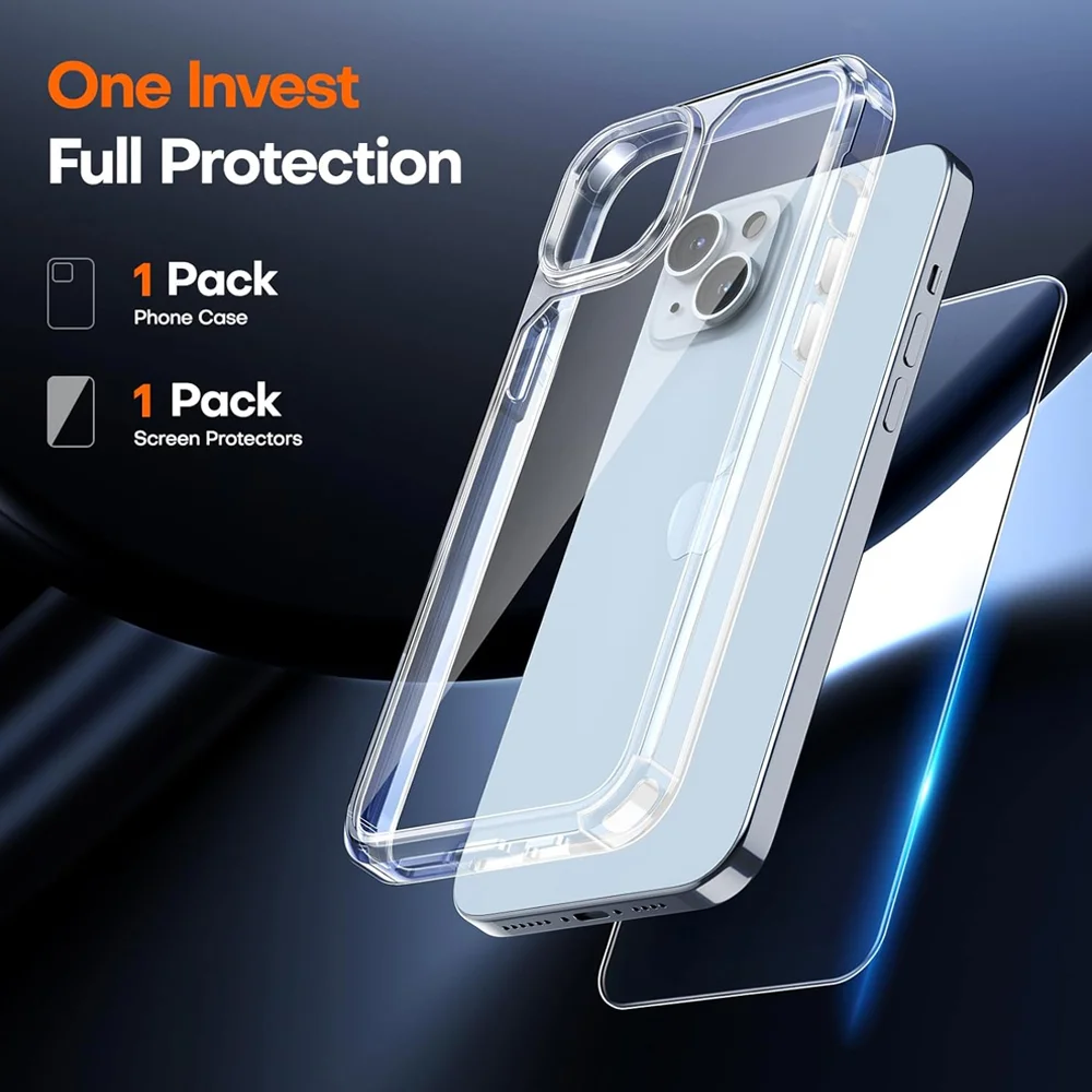 Imagem 4 de 5 do produto Capa Pra Iphone 15 Plus 6.7 Tauri Magnética Proteção 360