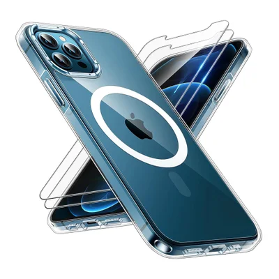 Capa Tauri Iphone 12 Pro Max 6.7 Magsafe, Película Vidro