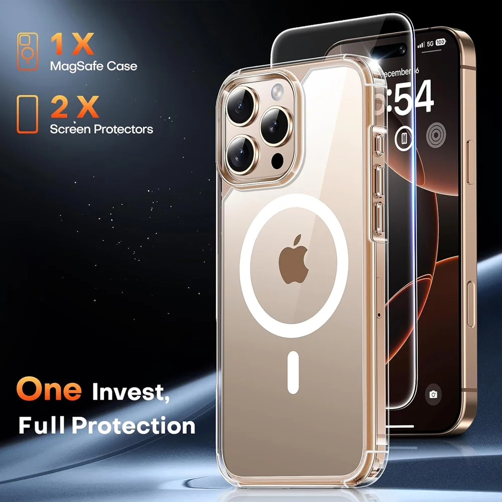 Imagem 2 de 5 do produto Capa Tauri Iphone 16 Pro Max 6.9 Magnética Proteção 360°