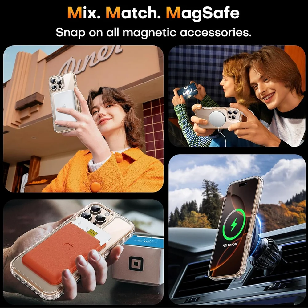 Imagem 3 de 5 do produto Capa Tauri Iphone 16 Pro Max 6.9 Magnética Proteção 360°
