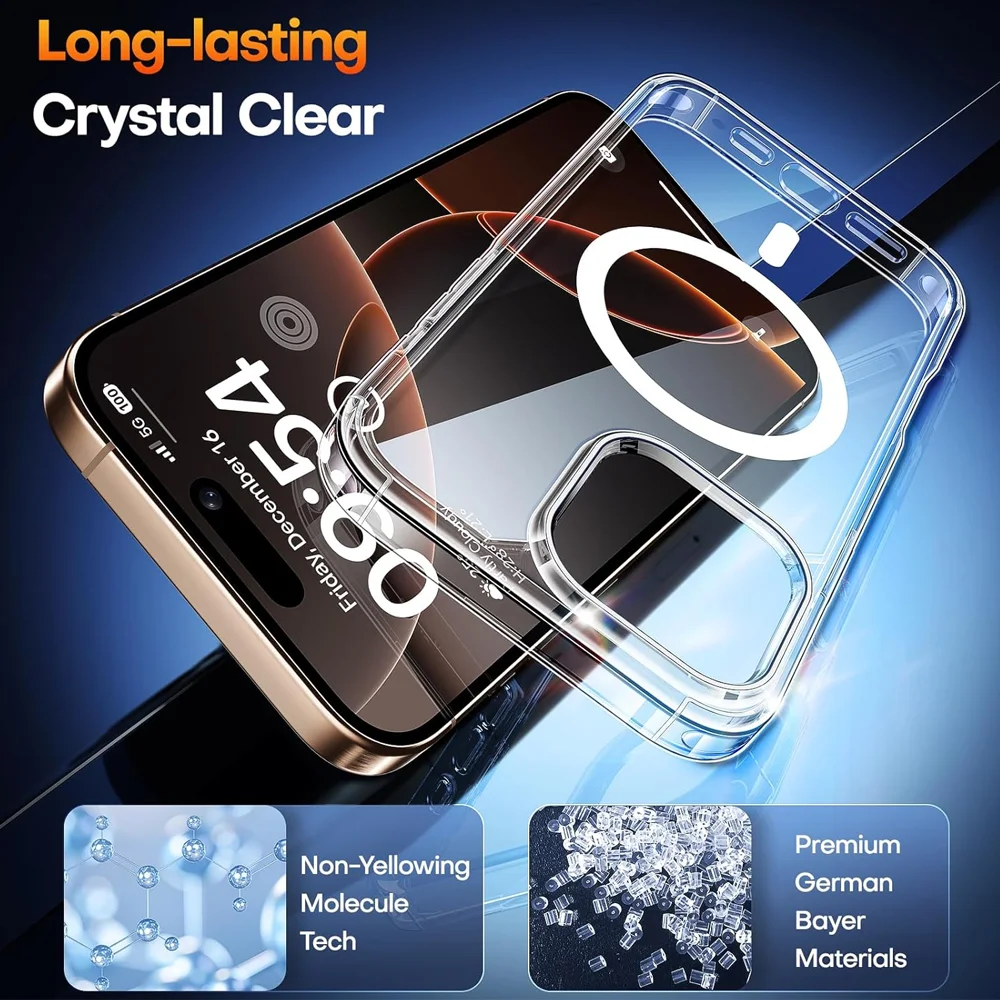 Imagem 4 de 5 do produto Capa Tauri Iphone 16 Pro Max 6.9 Magnética Proteção 360°