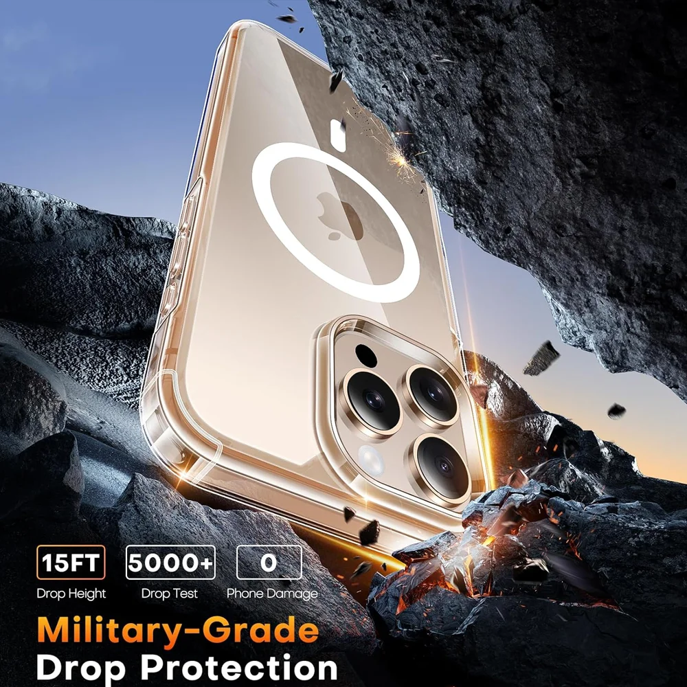 Imagem 5 de 5 do produto Capa Tauri Iphone 16 Pro Max 6.9 Magnética Proteção 360°