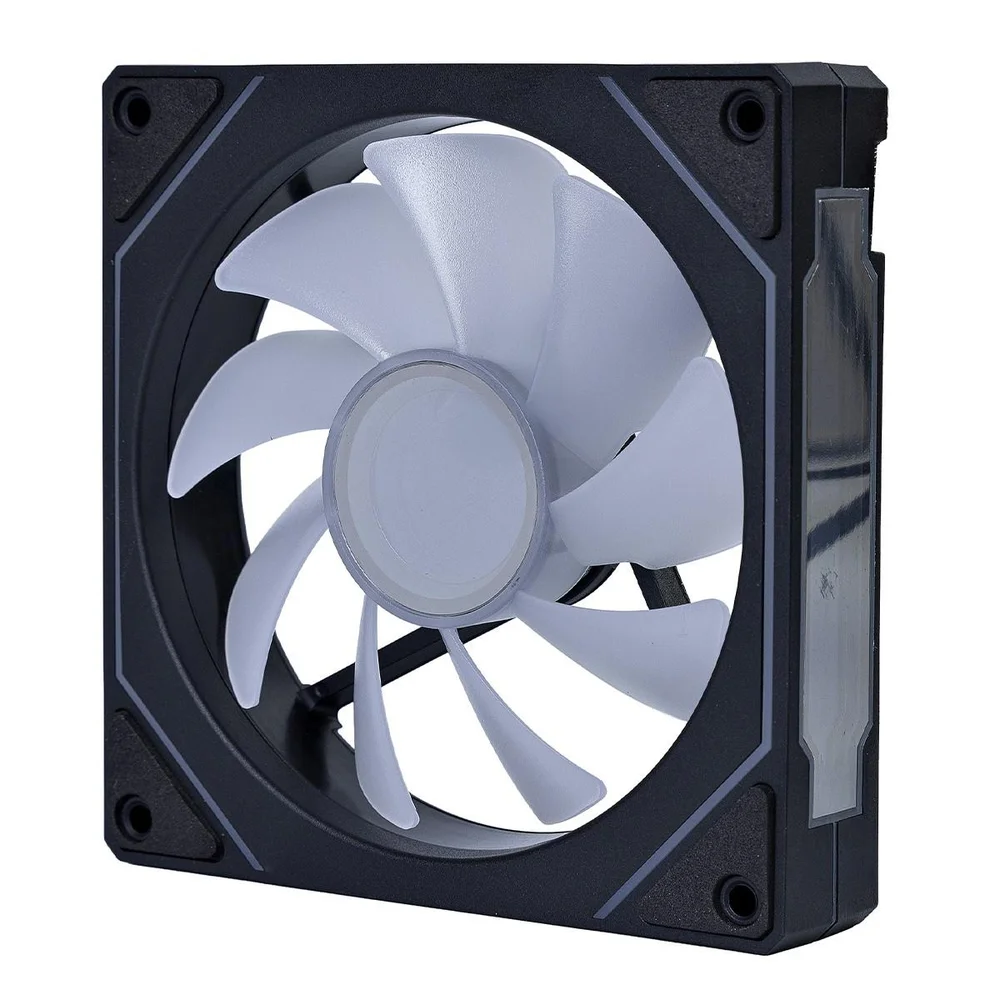 Imagem 2 de 5 do produto Cooler Para Gabinete Round5 Aurora Forward, 120mm, Pwm, ARGB, Preto, R5-aurora-fw-b-2192