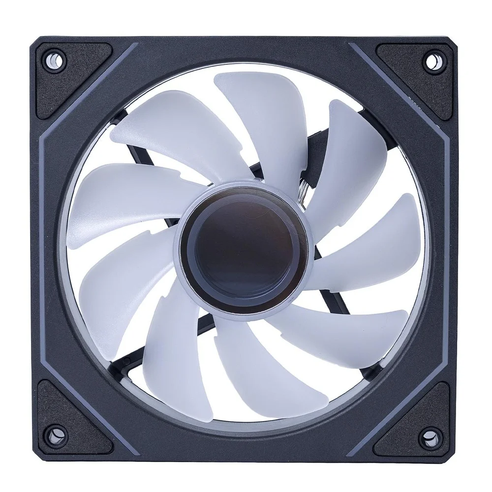 Imagem 3 de 5 do produto Cooler Para Gabinete Round5 Aurora Forward, 120mm, Pwm, ARGB, Preto, R5-aurora-fw-b-2192
