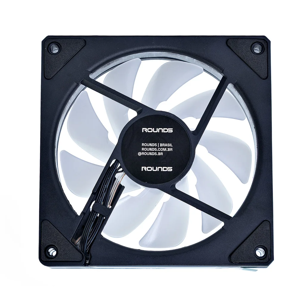 Fan 120mm Round5 Aurora Reverse ARGB Preto R5-aurora-rv-b-2191 5