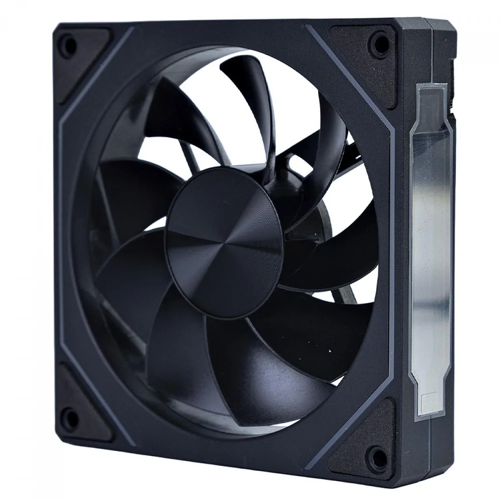 Imagem 2 de 5 do produto Cooler Para Gabinete Round5 Nordwind Reverse Black, ARGB, 120mm, Pwm, Preto, R5-nordwind-rv-b-2195