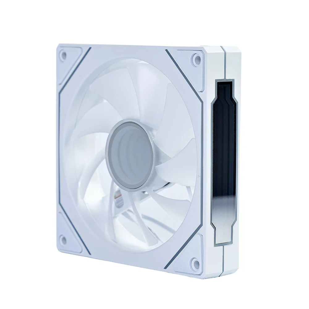 Imagem 2 de 5 do produto Cooler Para Gabinete Round5 Aurora Fw White , 120mm, Pwm, ARGB, Branco, R5-aurora-fw-w-2193