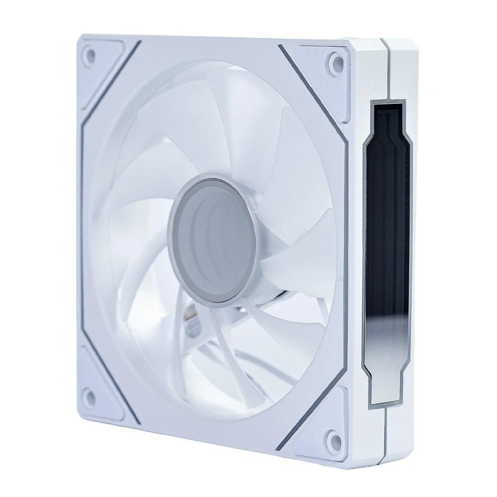 Imagem 4 de 5 do produto Cooler Para Gabinete Round5 Aurora Fw White , 120mm, Pwm, ARGB, Branco, R5-aurora-fw-w-2193