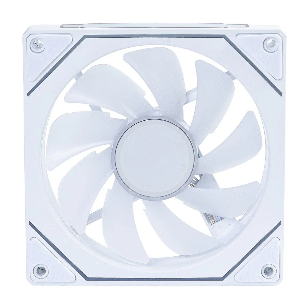 Imagem 5 de 5 do produto Cooler Para Gabinete Round5 Aurora Fw White , 120mm, Pwm, ARGB, Branco, R5-aurora-fw-w-2193