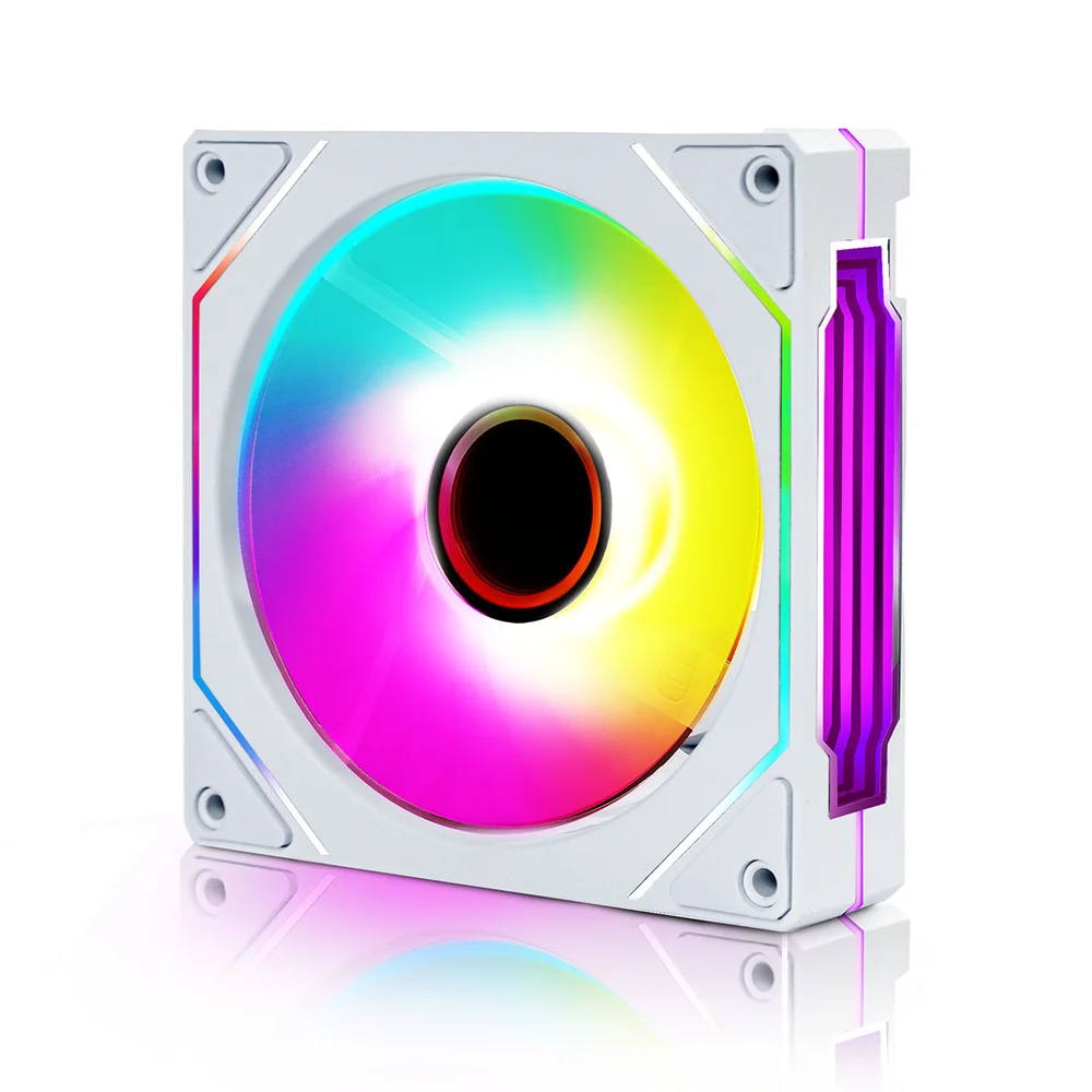 Fan 120mm Round5 Aurora Reverse ARGB Branco R5-aurora-rv-w-2194 6