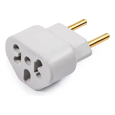 Adaptador Redondo De Tomada Universal 10/20 Ap 110/220v