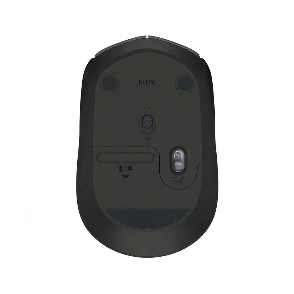 Imagem 2 de 5 do produto Mouse Logitech Wireless M170 3 Botões Wireless 1000dpi Cinza