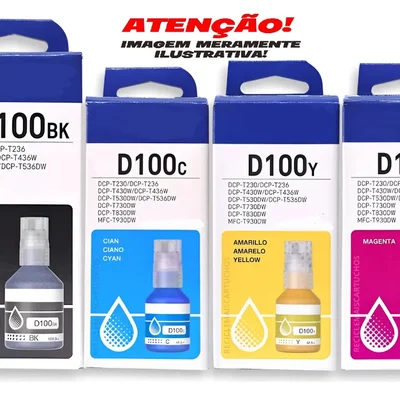 Kit Refil De Tinta Btd100 T230 T430w T530dw