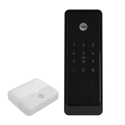 Kit Fechadura Digital Gemini Mini C/ Controle Via App Yale