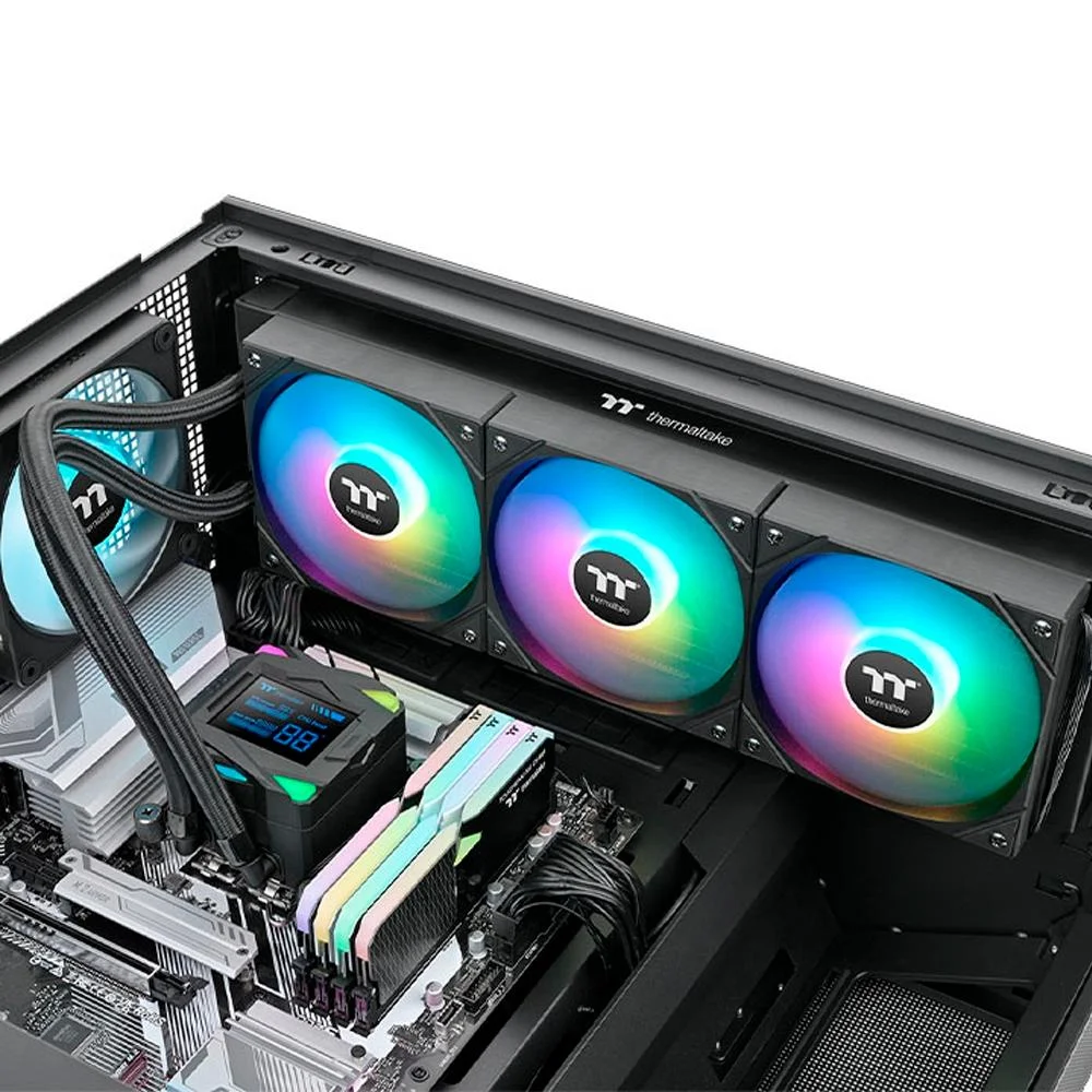 Imagem 2 de 5 do produto Water Cooler Thermaltake La 360-s ARGB Sync Black Allinone 3*120mm - Cl-w462-pl12sw-a