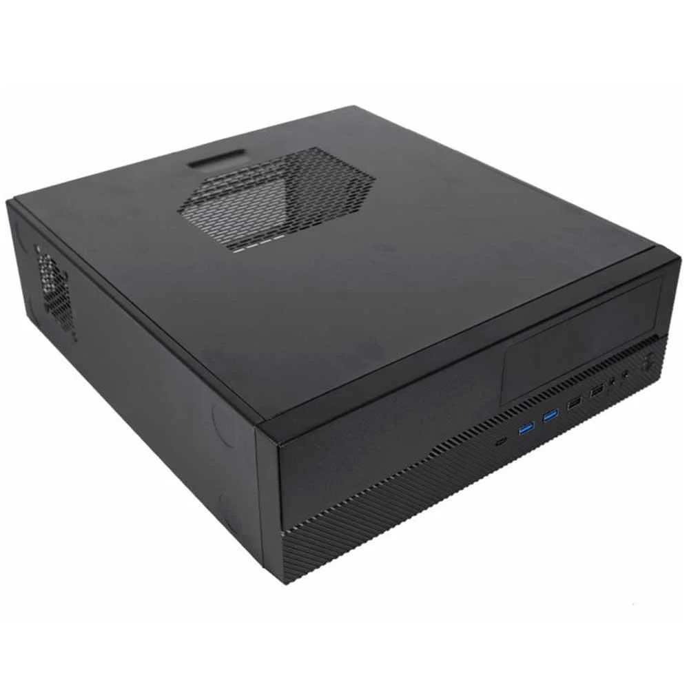 Imagem 2 de 4 do produto Gabinete K-mex Slim Micro Atx Gm-02td Com Fonte Ez-tfx300 80 Plus Bronze - Gm02tdxq5020b0x