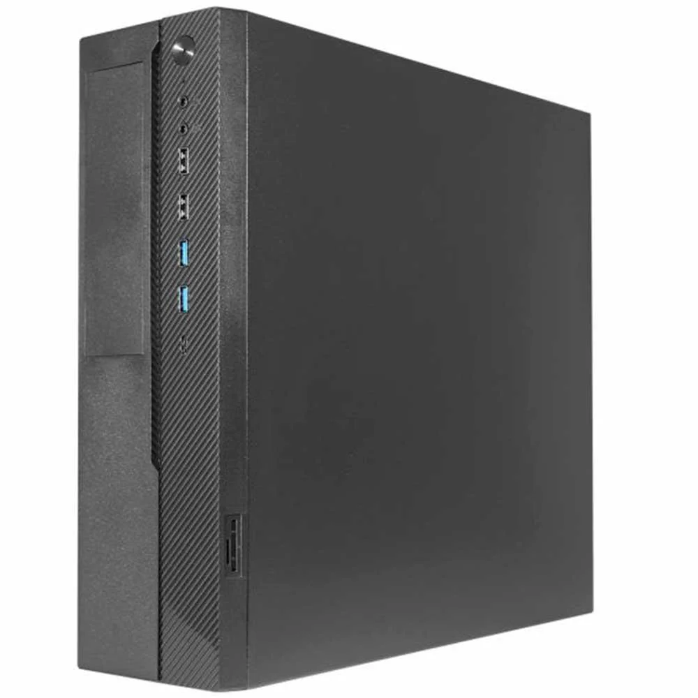 Imagem 3 de 4 do produto Gabinete K-mex Slim Micro Atx Gm-02td Com Fonte Ez-tfx300 80 Plus Bronze - Gm02tdxq5020b0x