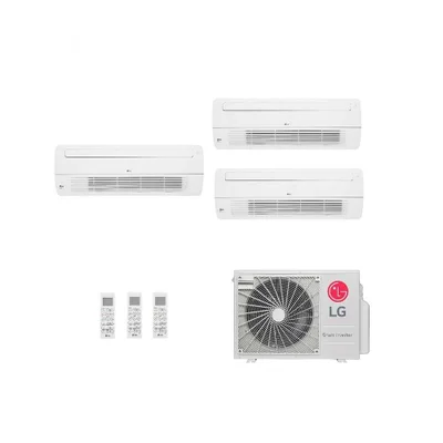 Ar Condicionado Multi Split Lg 3 Ambientes (cassete 1 Via 2x9, 1x12) - Quente/frio Wi-fi 220v