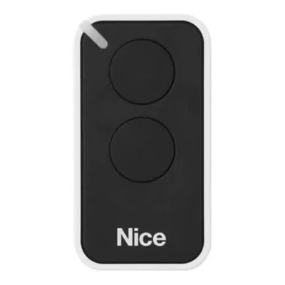 Controle Remoto Peccinin Nice Inti Nero Para Portão Eletrônico 433mhz Com Pilha Inclusa Alta Performance Cor:preto1