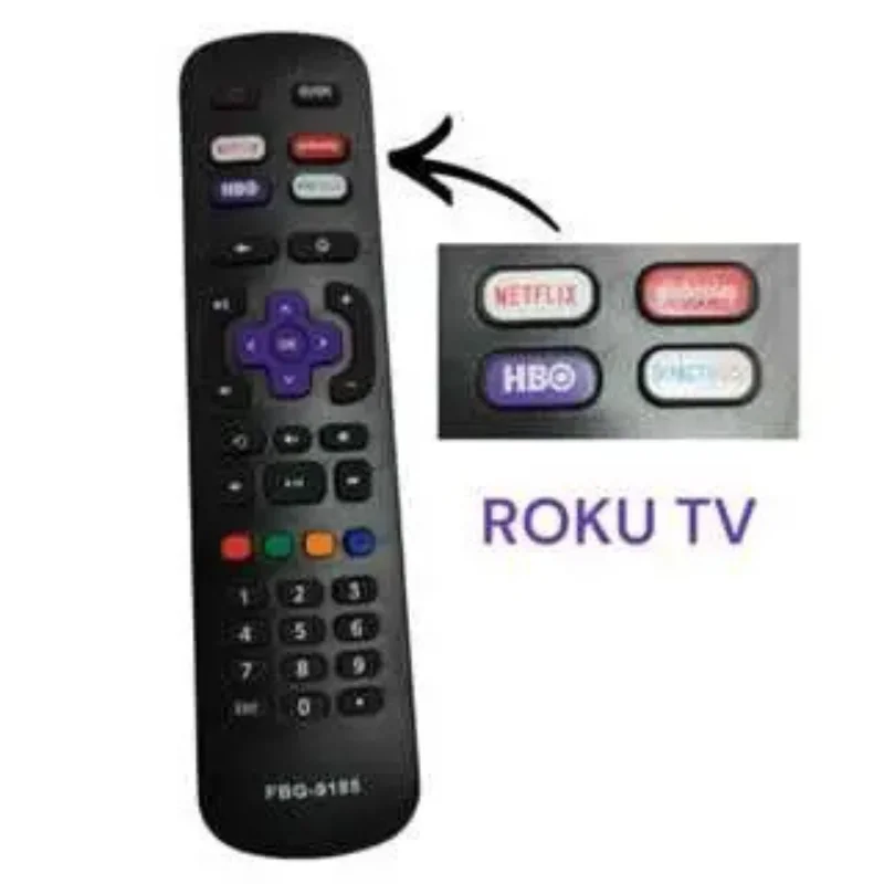 Imagem 2 de 4 do produto Controle Remoto Compativel Semp Roku 32r6500 43r6500 Fbg-9185