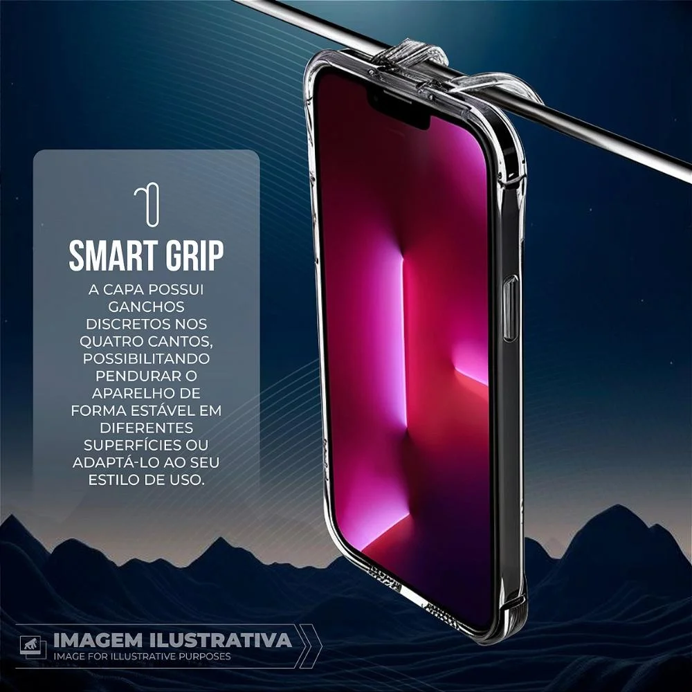 Imagem 4 de 5 do produto Capa Case Capinha Para Iphone 17 - Lybrid Magsafe - Preta - Gshield