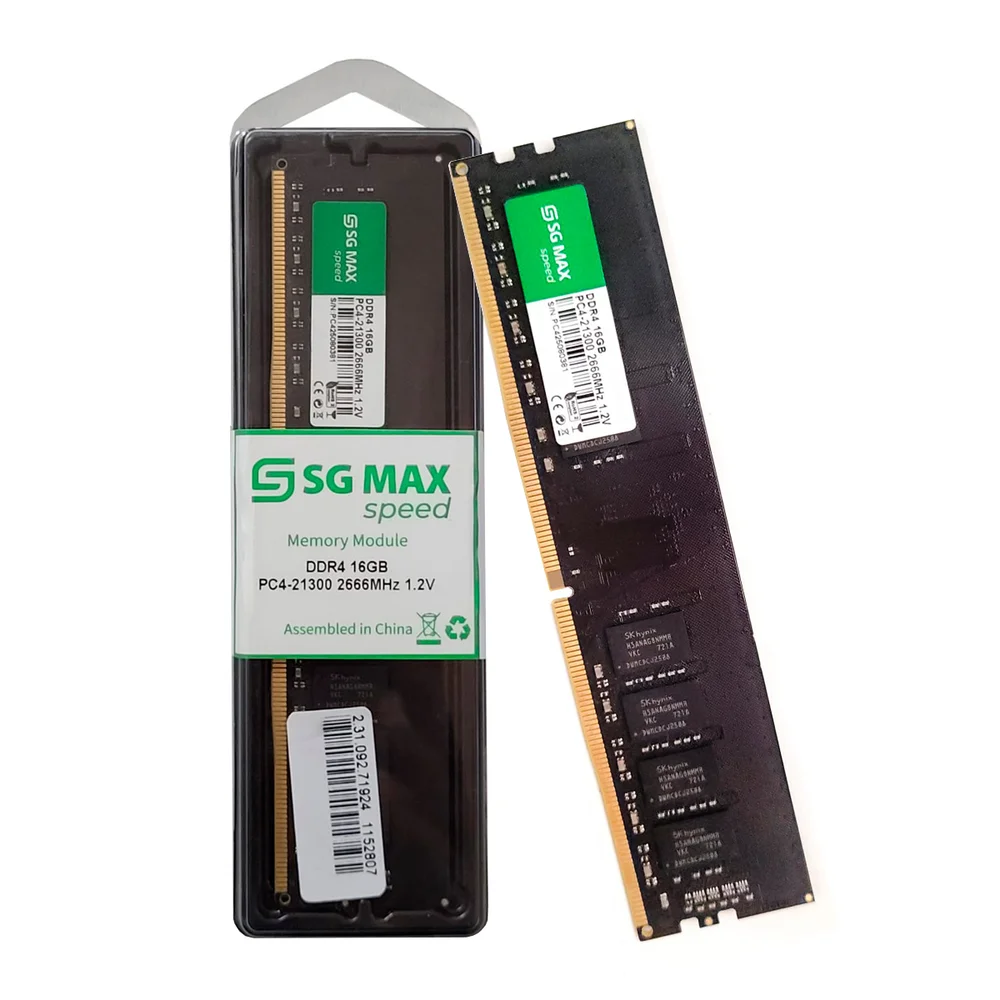 Memoria 16gb Ddr4 2666 Cl 21 1.2v Desktop Udimm Sgm16gl2666cl21d Sgmax