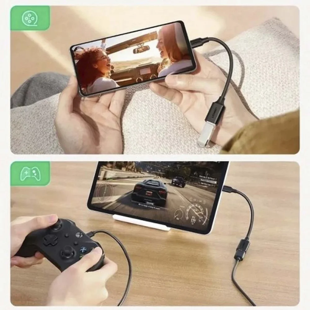 Imagem 3 de 5 do produto 20 Adaptador Otg Usb C Para Iphone 15 16 Android Pendrive